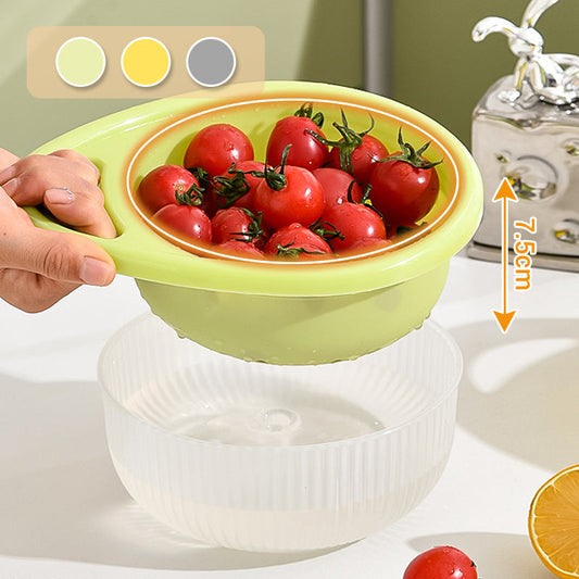 💥Hot Sale 50%🔥Multi-Functional Double-Layer Draining Basket